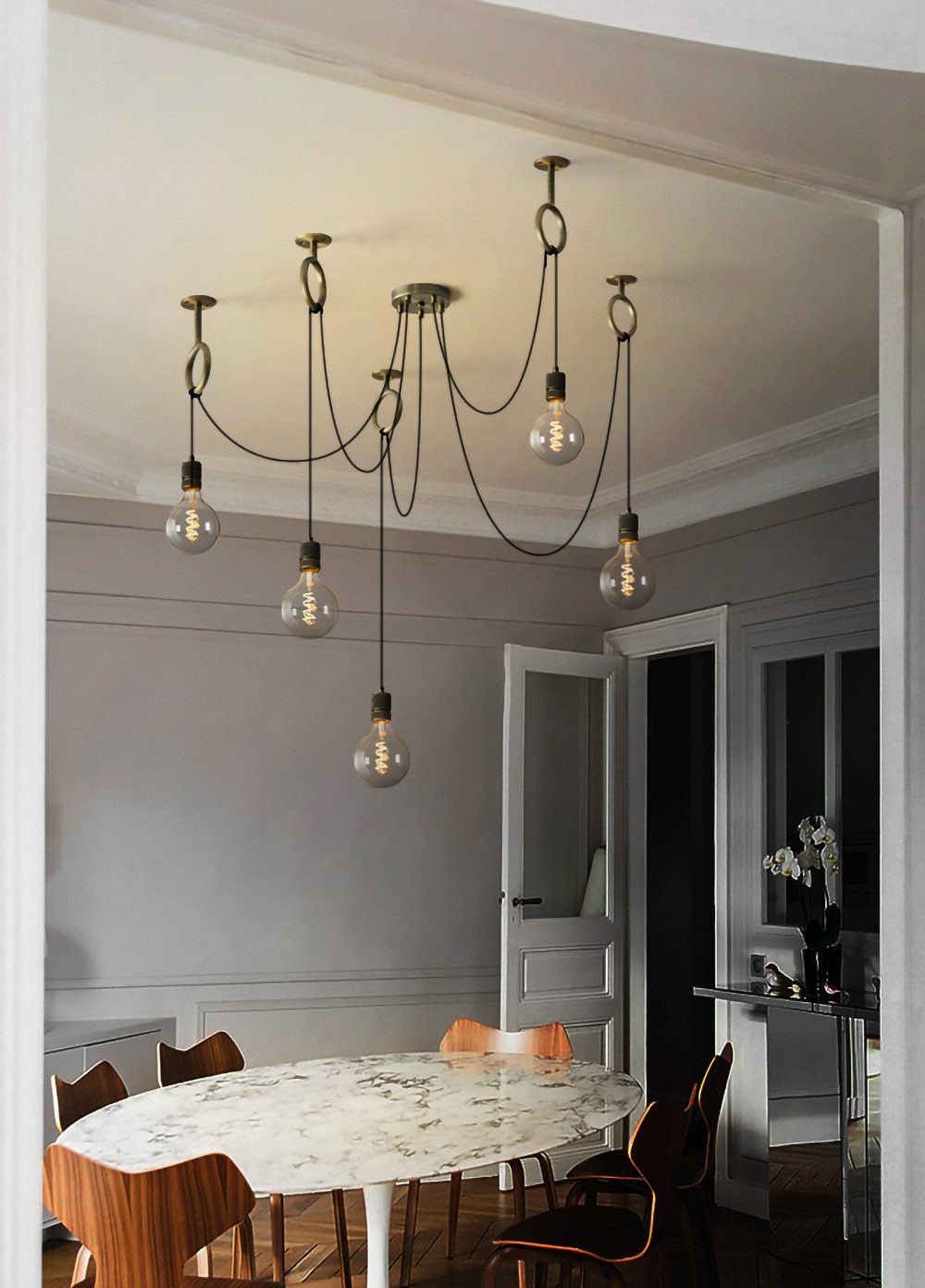 Industrial spider light clearance