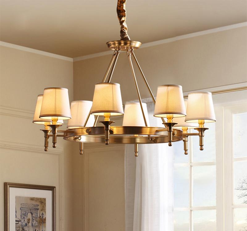 Chandelier Antique Brass Finish – Online8