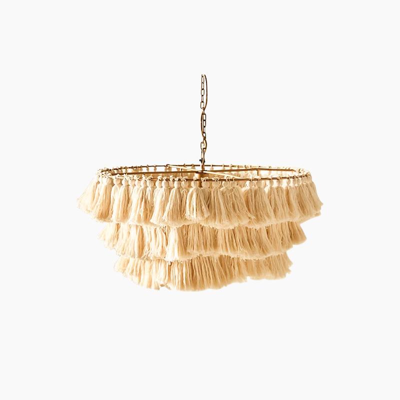 Lampadario con nappe Fela