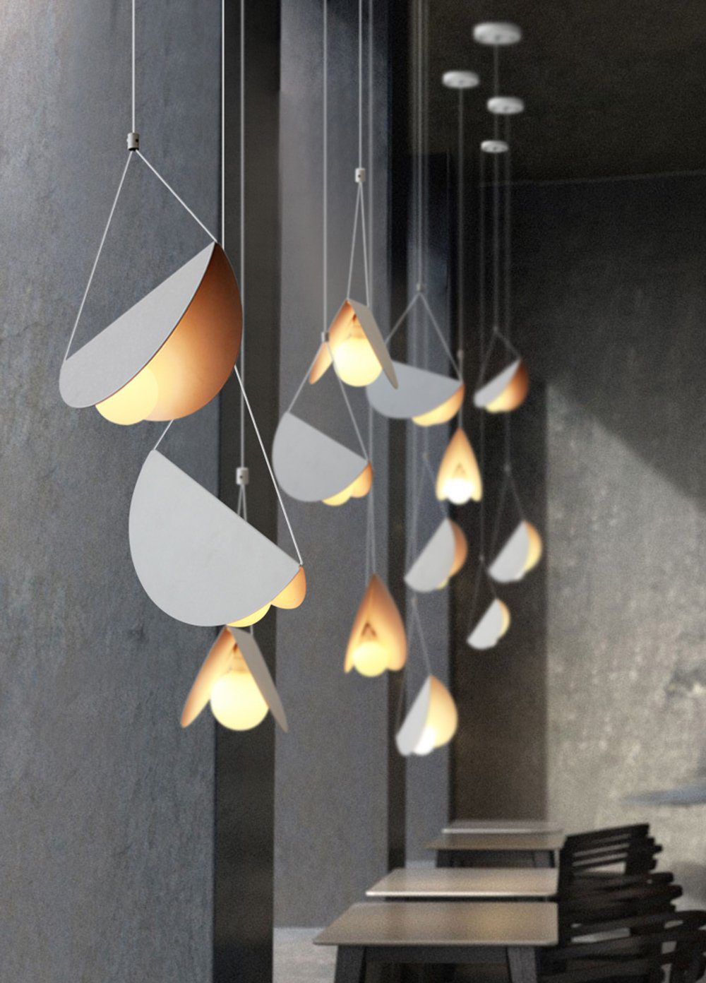 Glider pendant light