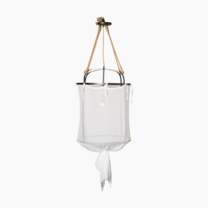 Provence linnen hanglamp