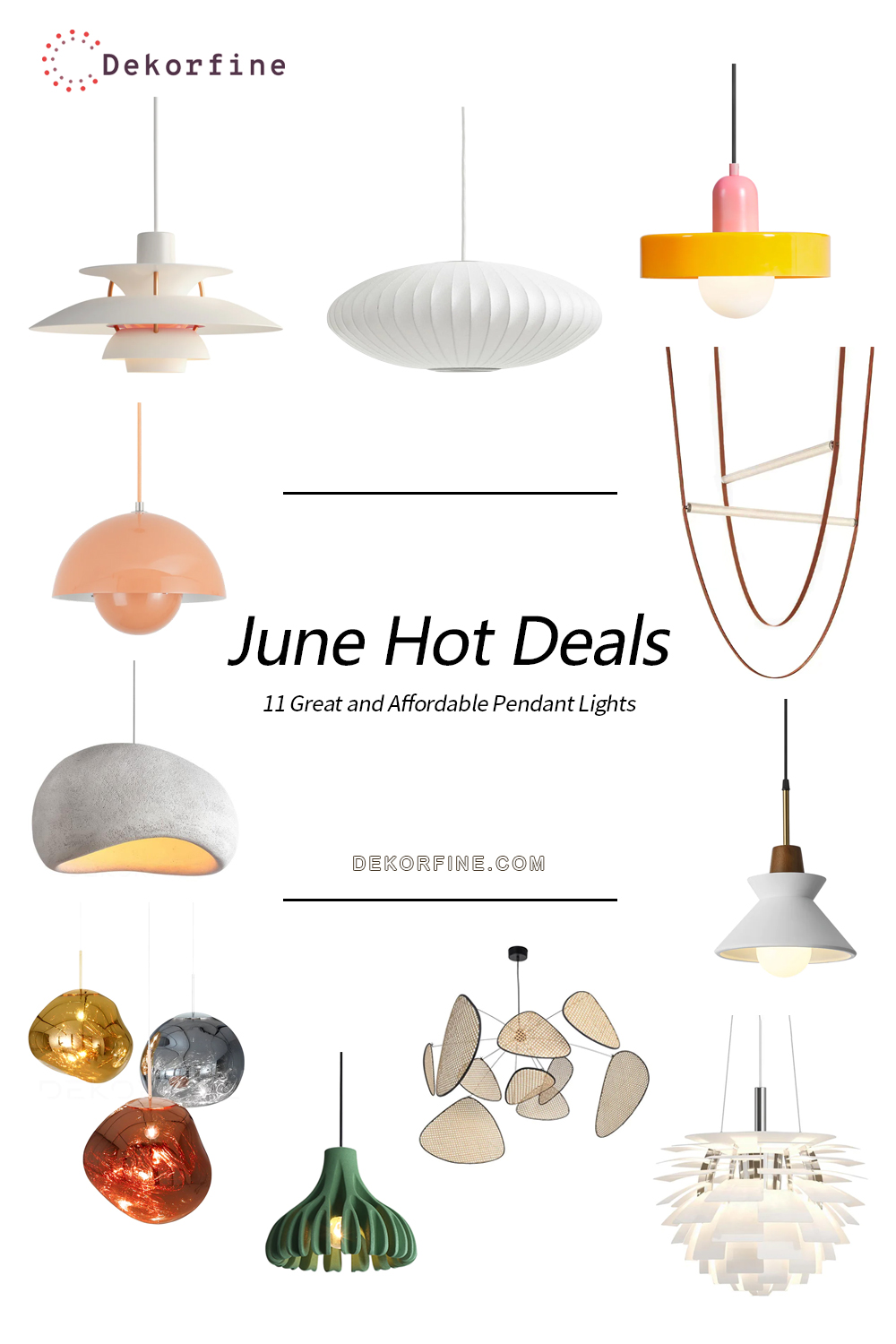 June Hot Deals 11 Great and Affordable Pendant Lights Mooielight