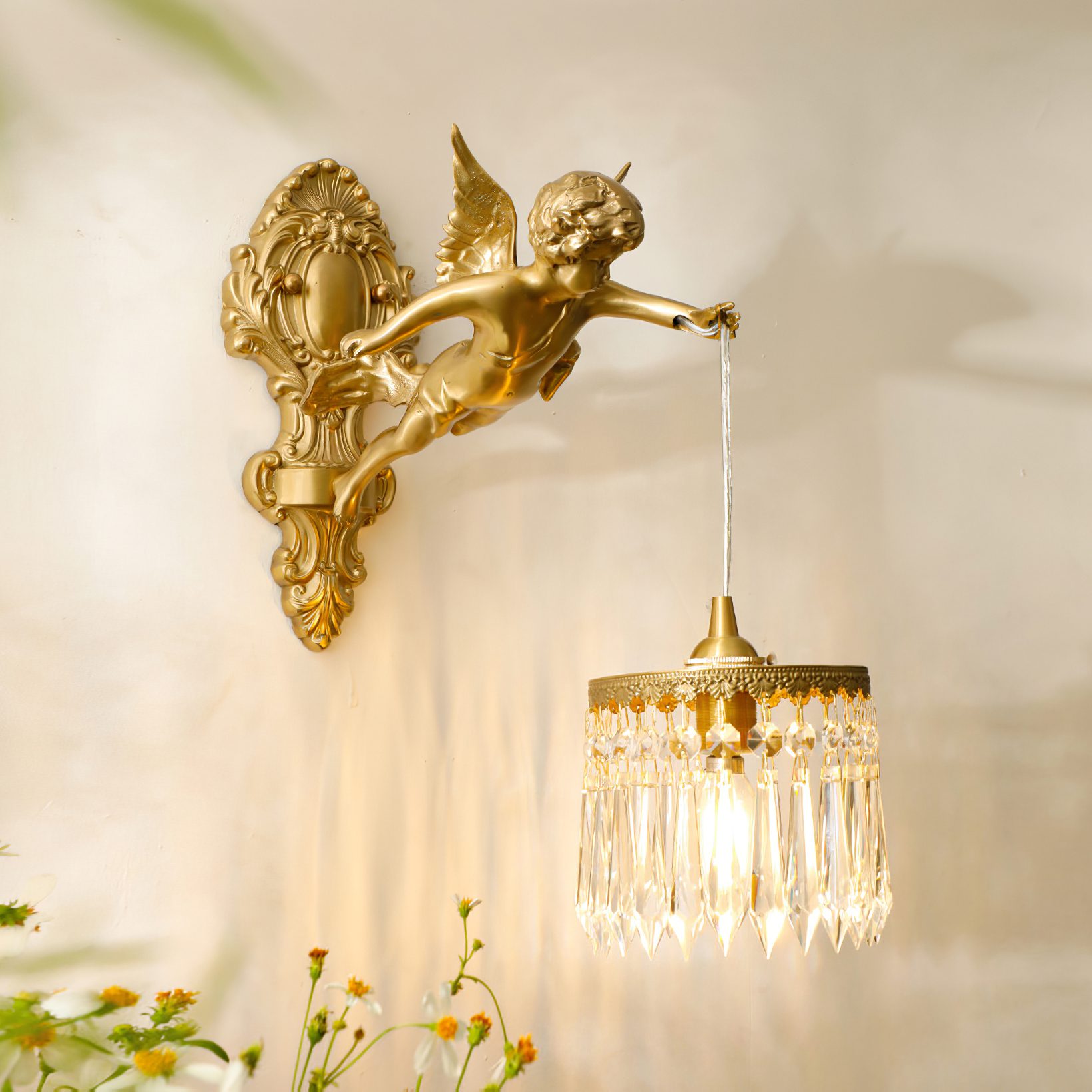 Angel sconces deals