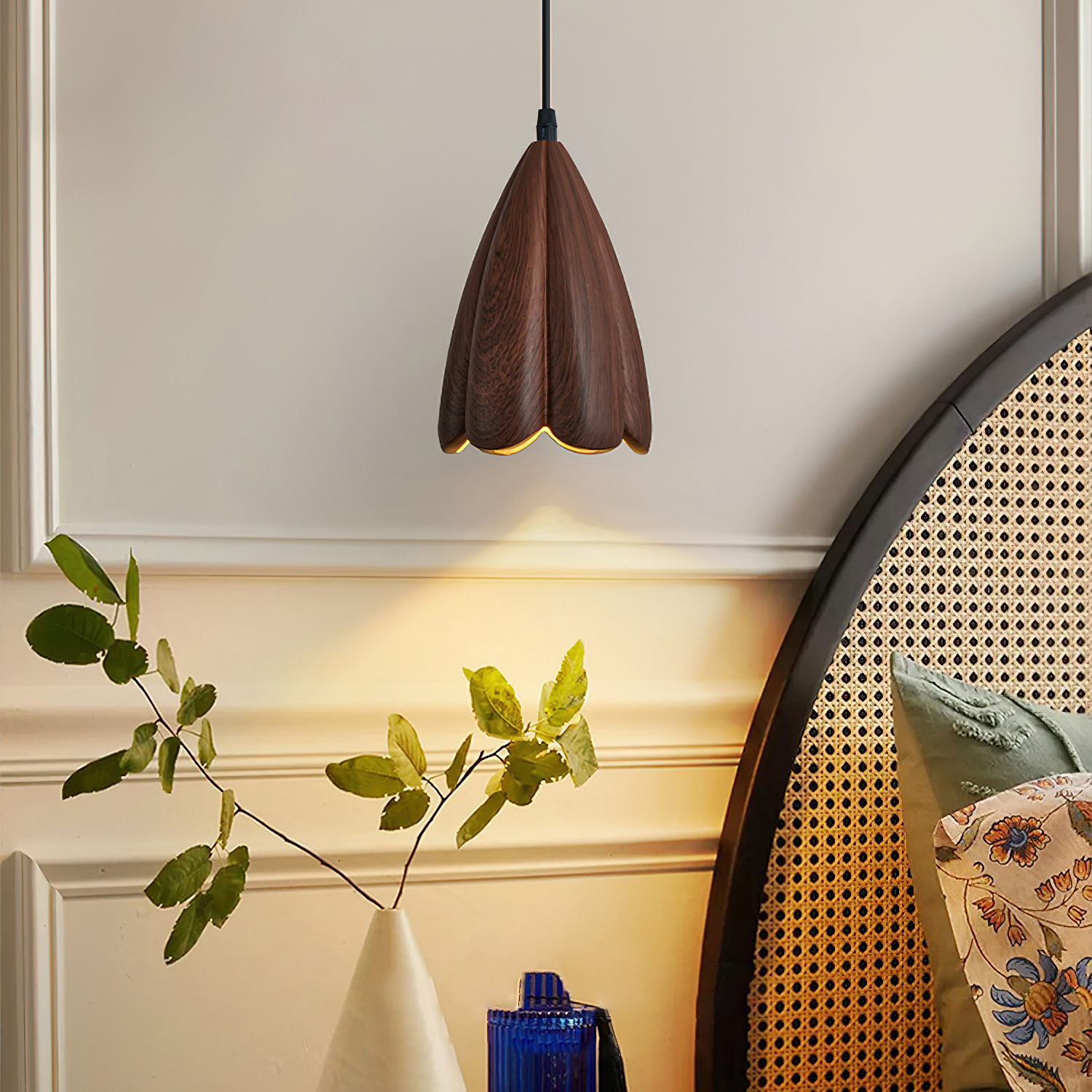 Vintage Floral Pendant Light - Image 12