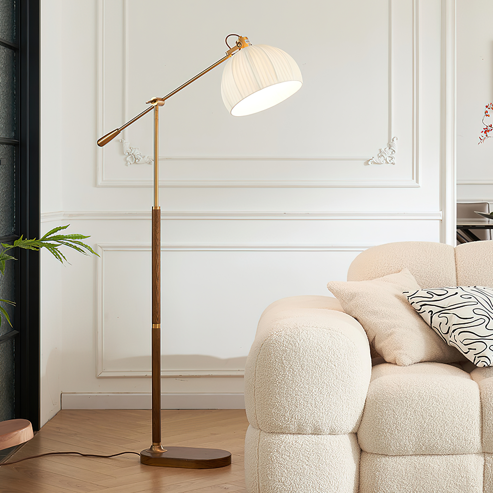 Cloth floor lamp hotsell