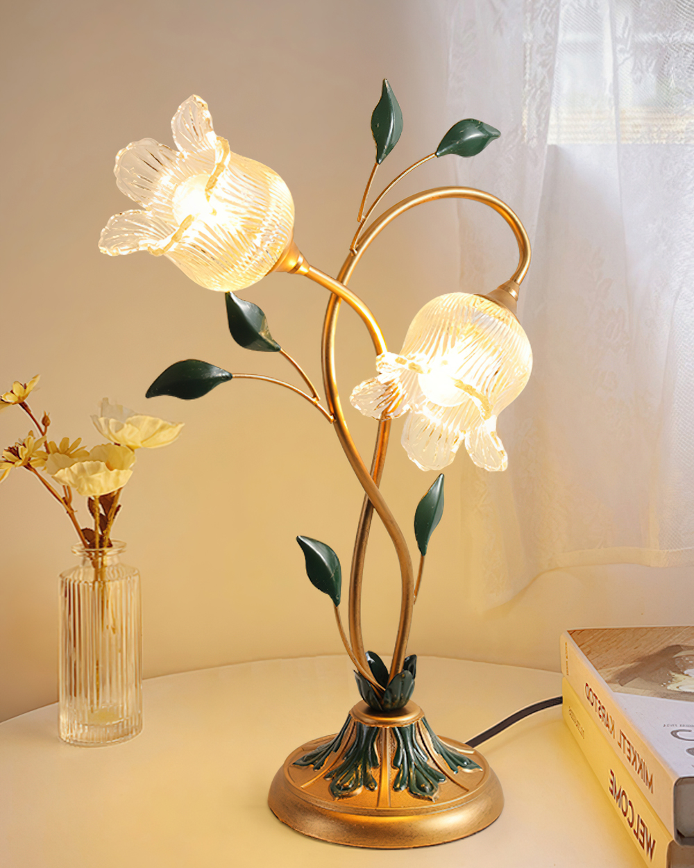 Pastoral Floral Table Lamp Mooielight Pastoral Floral Table Lamp